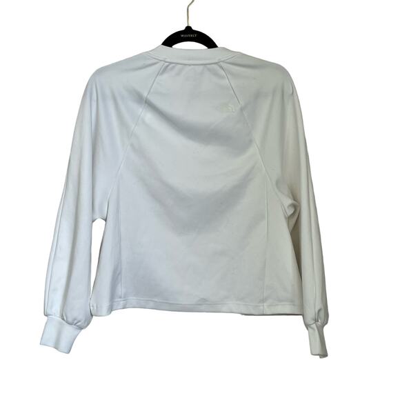 The North Face Women's Sweat Shirt Size XS White Long Sleeve Crew Neck Flash Dry - Picture 2 of 7